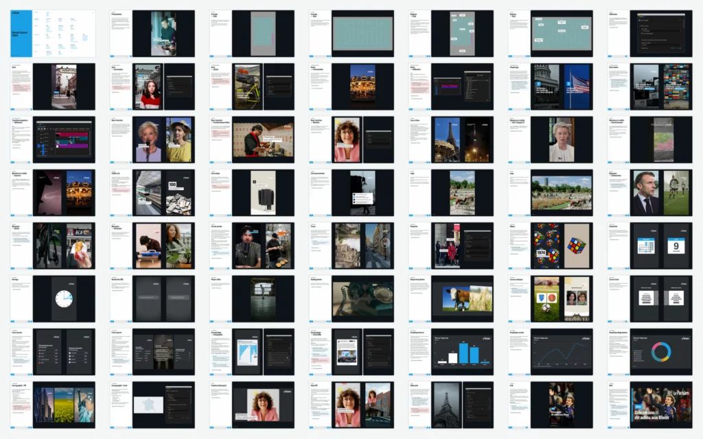 Charte graphique vidéo du Parisien